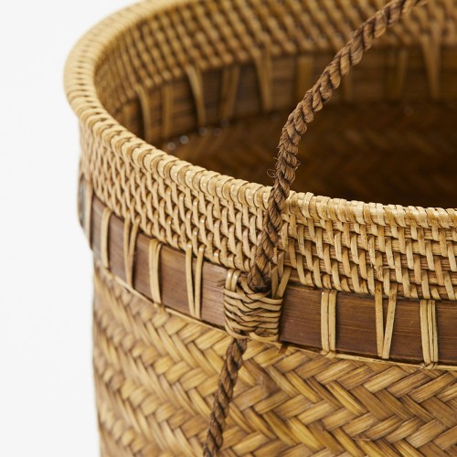 Set of two natural Bali baskets M House Doctor