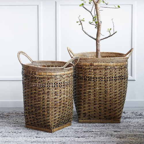 Set di due cestini Pura naturali House Doctor