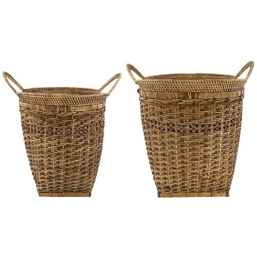 Set of two natural Pura baskets House Doctor