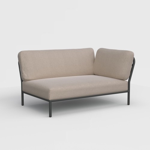 Canapé lounge d'extérieur Level coin droit beige Houe