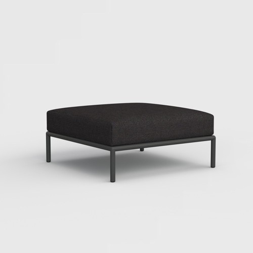 Repose-pieds d'extérieur Level gris charbon Houe