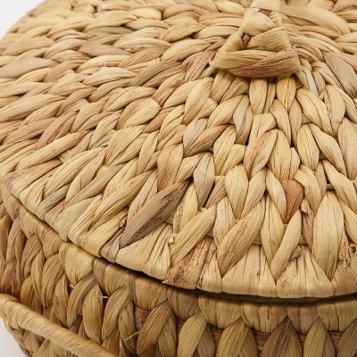 Set of three natural Rata baskets House Doctor 2