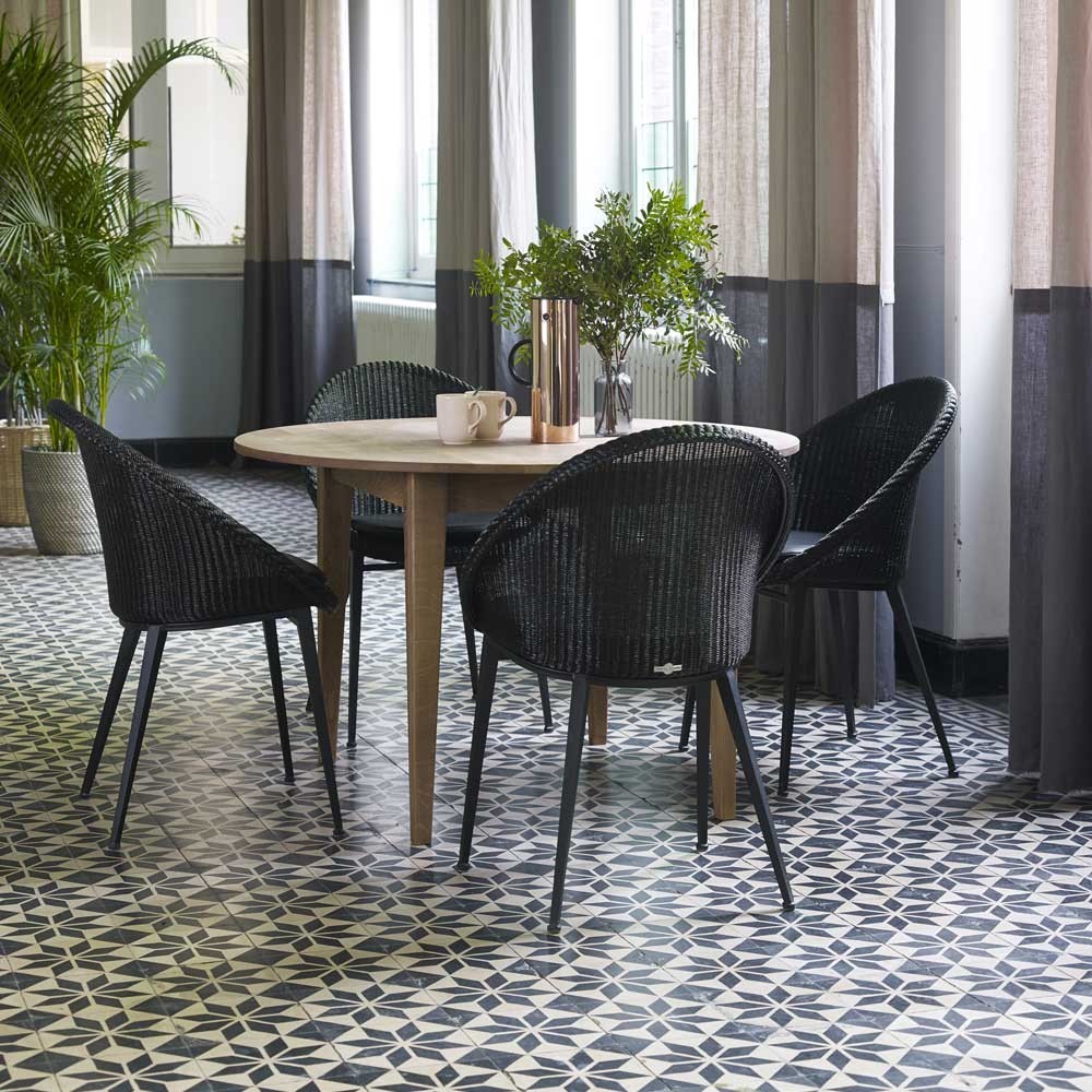 Jack dining chair steel base Vincent Sheppard