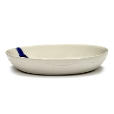 Bord Feest Ottolenghi gebroken wit artisjok donkerblauw S Serax 2