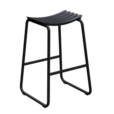 Reclips black bar stool