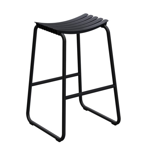 Taburete de bar Reclips negro Houe