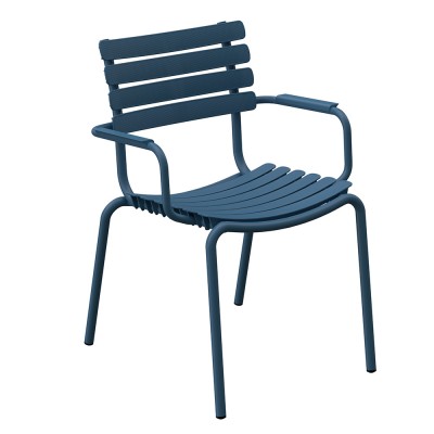 Chaise d'extérieur ReClips bleu Houe Houe