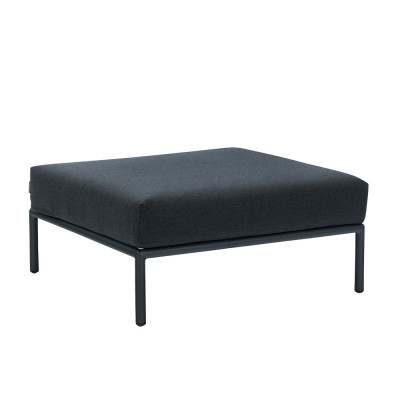 Fauteuil lounge d'extérieur Level gris foncé Houe Houe