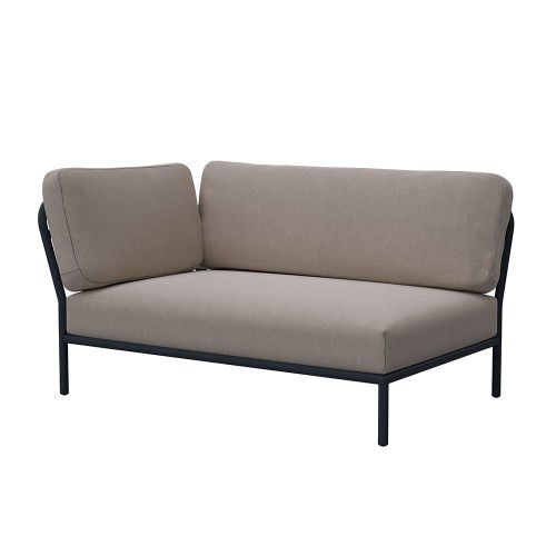 Canapé lounge d'extérieur Level coin gauche beige Houe
