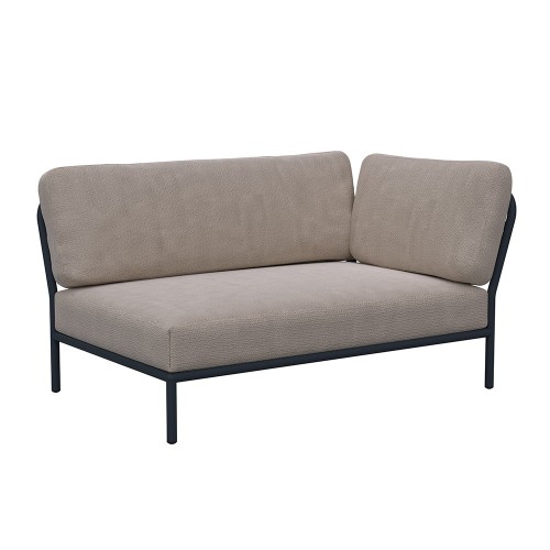 Canapé lounge d'extérieur Level coin droit beige Houe