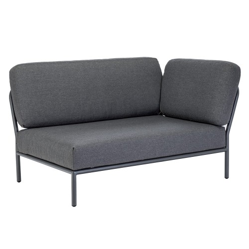 Canapé lounge d'extérieur Level coin droit gris foncé Houe