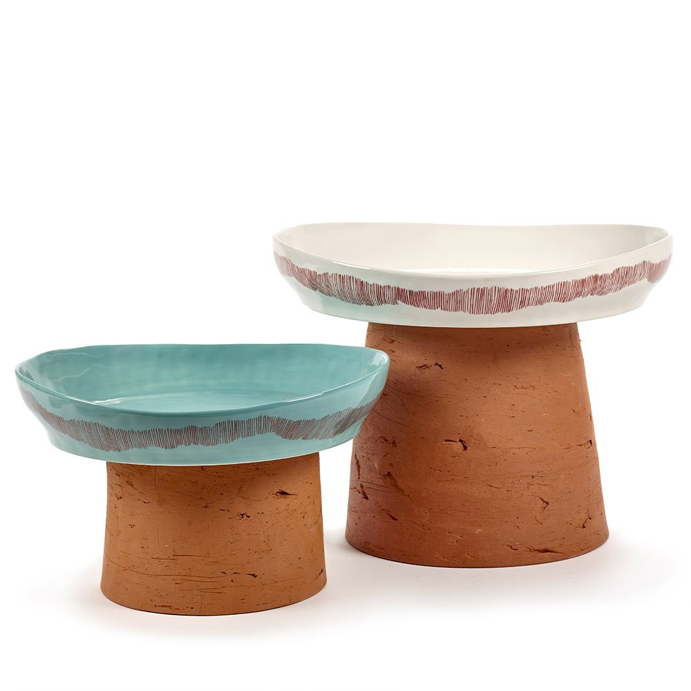 Support for dishes Feast Ottolenghi terracotta L Serax
