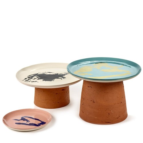 Supporto per piatti Festa Ottolenghi terracotta L Serax