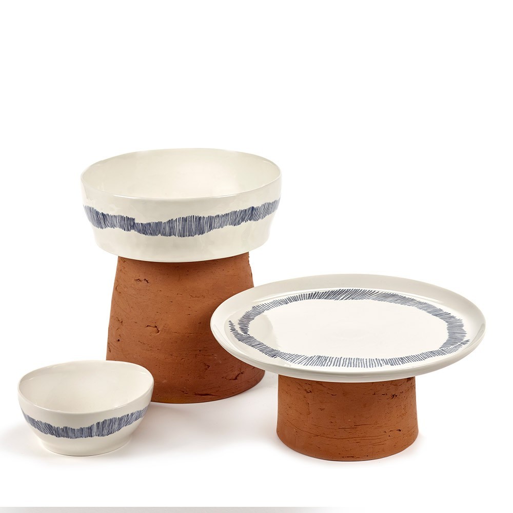 Support for dishes Feast Ottolenghi terracotta L Serax