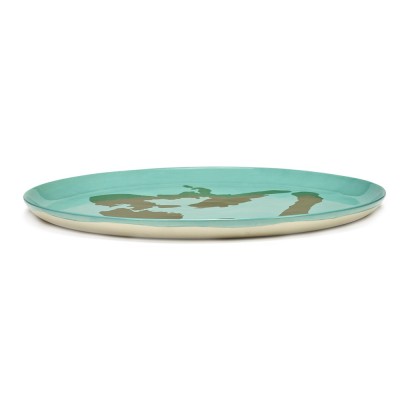 Serving plate Feast Ottolenghi blue golden pepper Serax 2