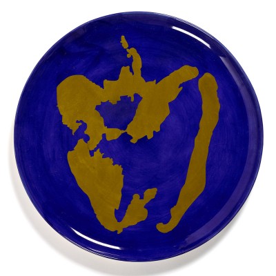 Serveerschaal Feast Ottolenghi donkerblauw gouden peper Serax Serax