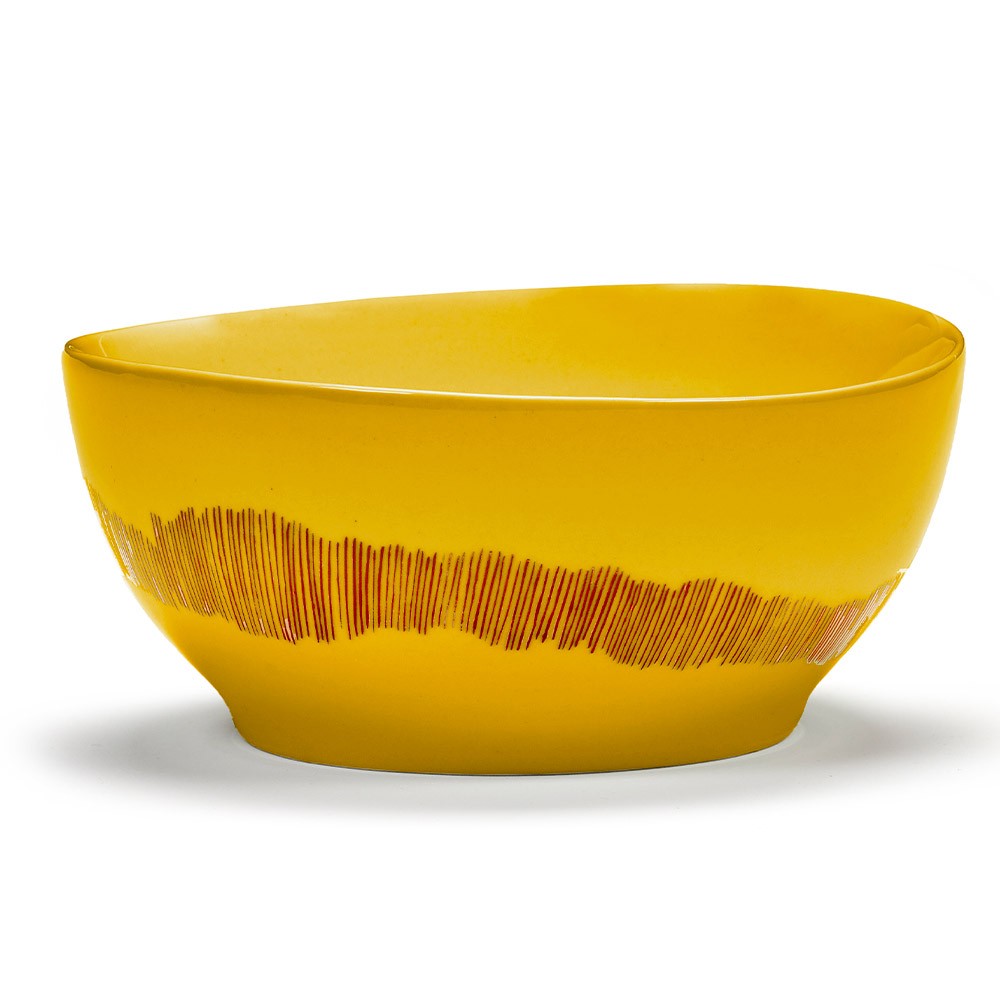 Bowl Feast Ottolenghi amarillo rojo rayas S Serax