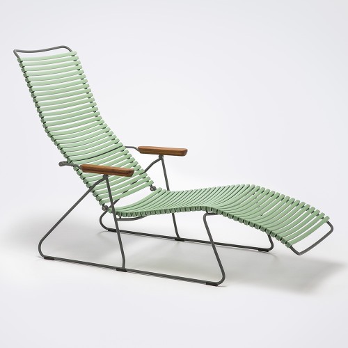Chaise longue Click dusty green Houe