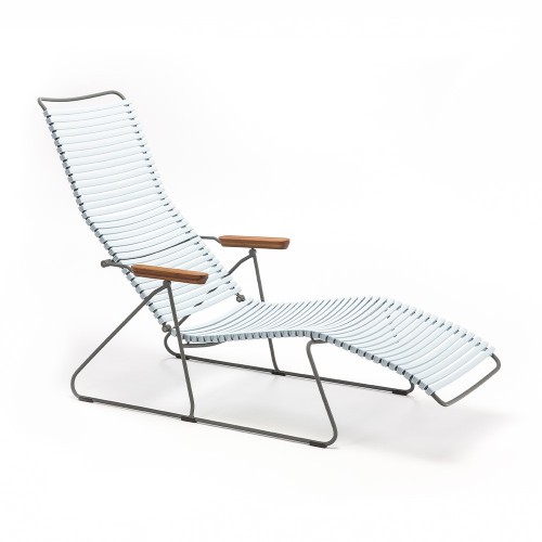 Chaise longue Click dusty blue Houe