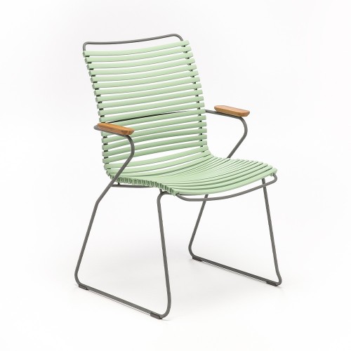 Click chair high back dusty green Houe