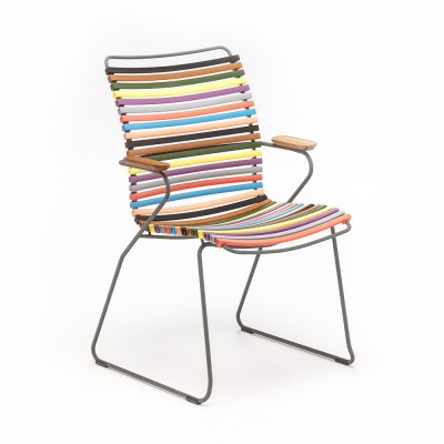 Chaise Click haut dos multicolore 1 Houe Houe