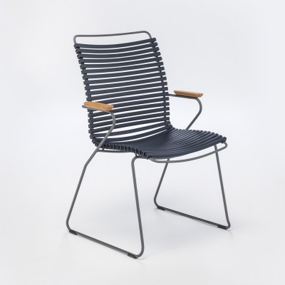 Chaise Click haut dos bleu foncé Houe Houe