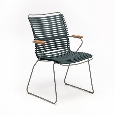 Silla Click con respaldo alto verde pino Houe Houe