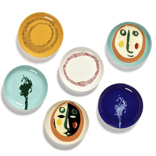 Piatto Festa Ottolenghi faccia beige XS Serax