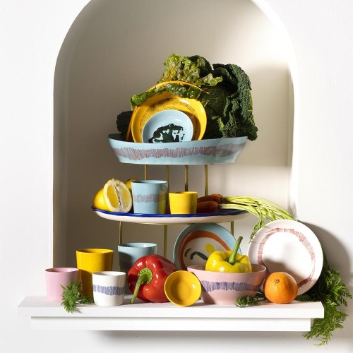 Assiette Feast Ottolenghi visage beige XS Serax