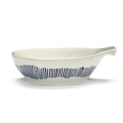 Tapasbord Feast Ottolenghi wit blauwe strepen L Serax