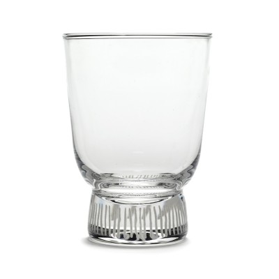 Verre Feast Ottolenghi rayures argentées 25 cl Serax Serax
