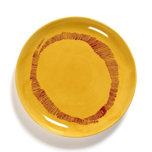 Feast Ottolenghi Teller gelb rot gestreift S Serax