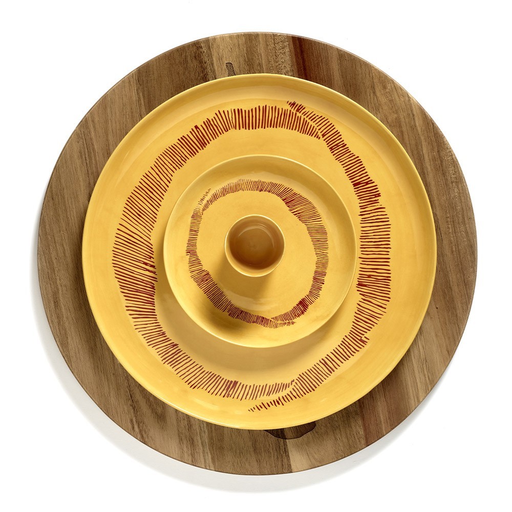 Feast Ottolenghi Teller gelb rot gestreift S Serax