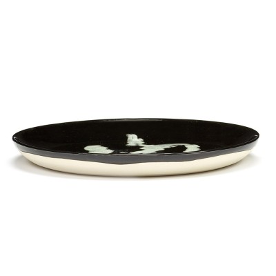 Assiette Feast Ottolenghi noir poivron blanc S Serax 2