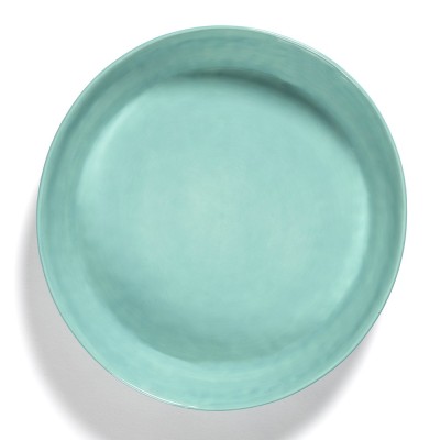 Feast Ottolenghi piatto da portata alto rigato blu rosso Serax 2