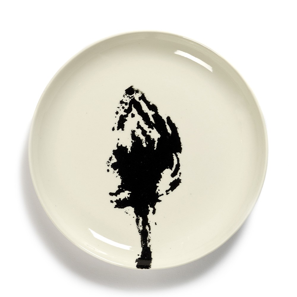 Plato Fiesta Ottolenghi alcachofa negro blanco S Serax