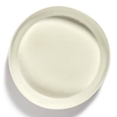 Feast Ottolenghi piatto da portata alto bianco righe rosse M Serax 2