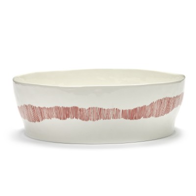 Feast Ottolenghi slakom wit rood strepen Serax Serax