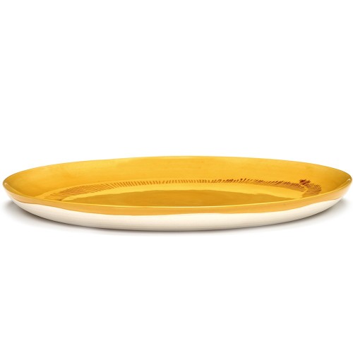 Feast Ottolenghi Teller gelb rot gestreift L Serax