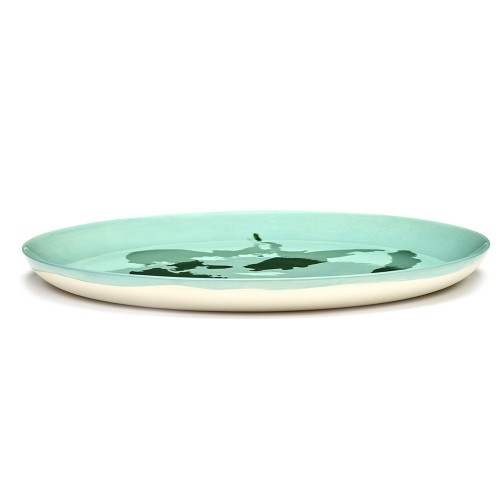 Bord Feest Ottolenghi blauw groene peper L Serax