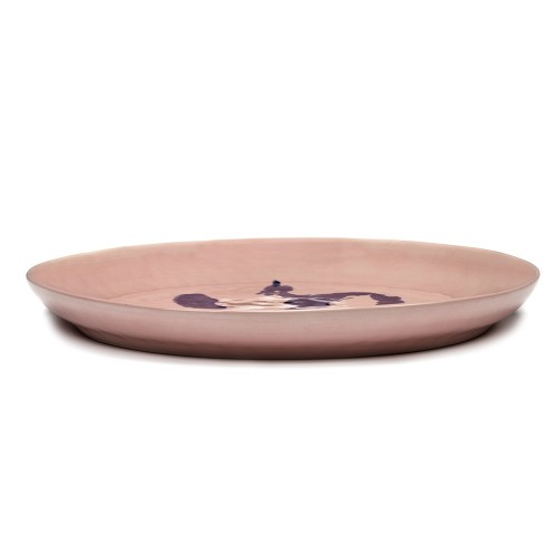 Plato de servir Feast Ottolenghi pimienta azul rosa Serax