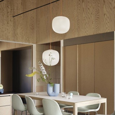 Rime pendant light gray Ø37 cm | Muuto