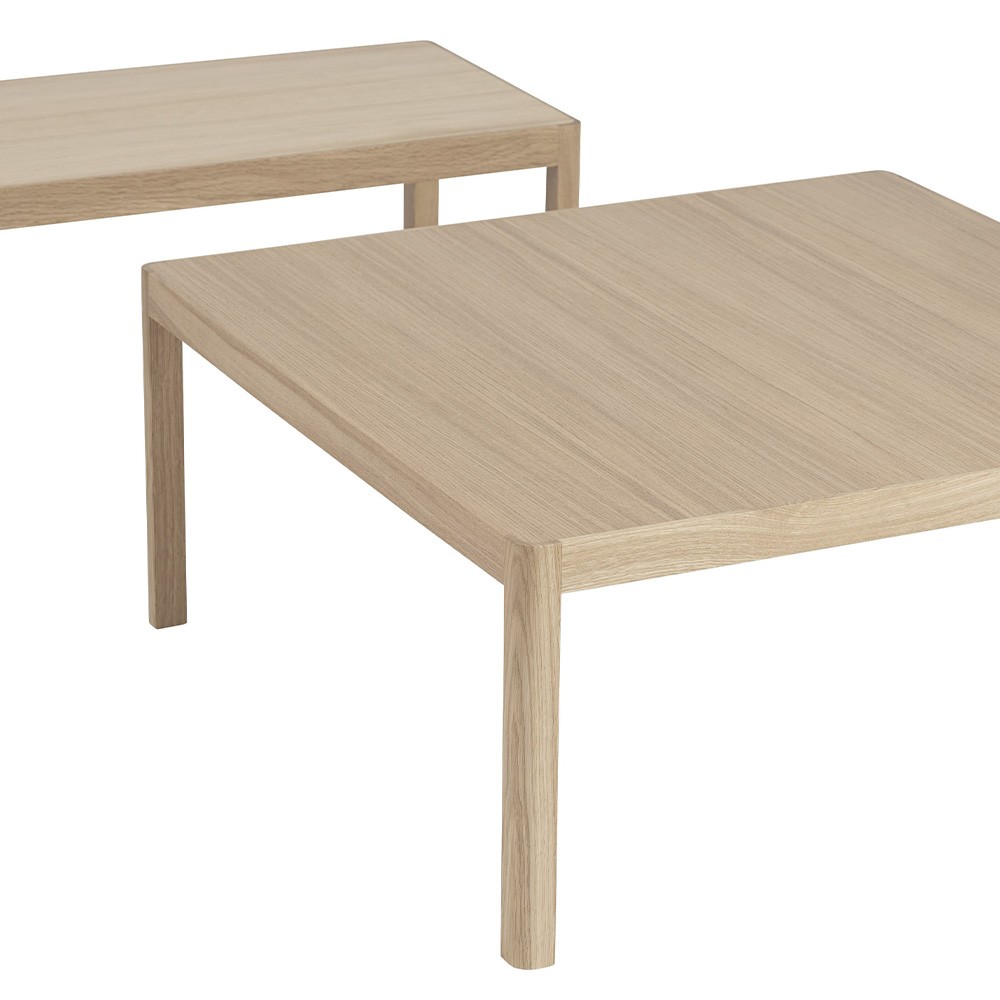 coffee table oak 86x86 cm Muuto