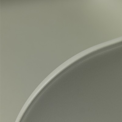 Chair with armrests Fiber composite wood and dusty green plastic & steel base Muuto 2