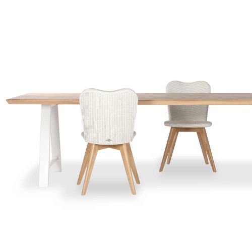 Sedia Lily con base in rovere Vincent Sheppard