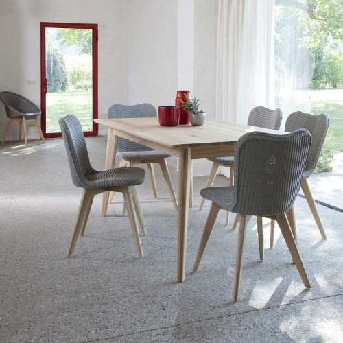 Lily dining chair oak base Vincent Sheppard