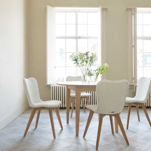 Sedia Lily con base in rovere Vincent Sheppard