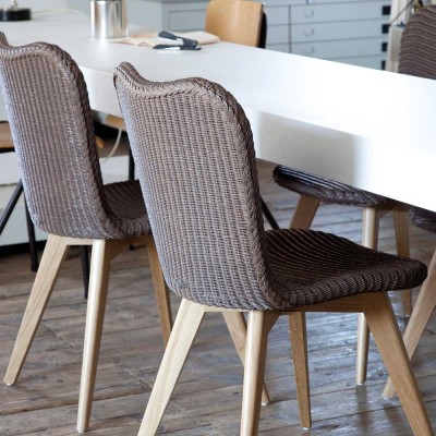 Lily dining chair oak base Vincent Sheppard
