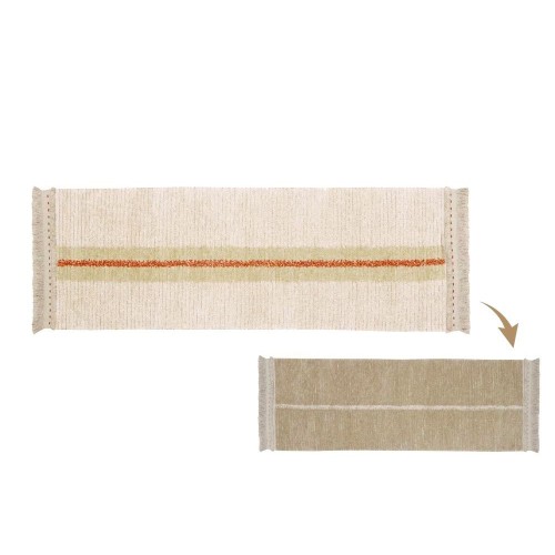 Tapis Lavable Reversible Duetto Sage Runner Lorena Canals