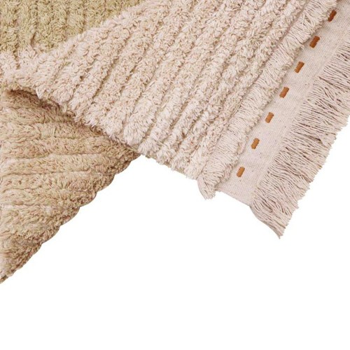 Alfombra lavable reversible Duetto Sage Runner Lorena Canals